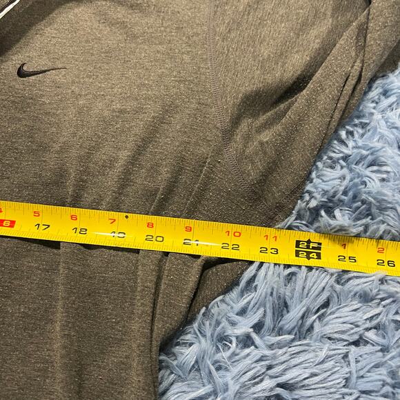 Nike Dri Fit 1/4 Zip Sweater Size XL Mens Gray Classic Outdoor - Picture 9 of 10